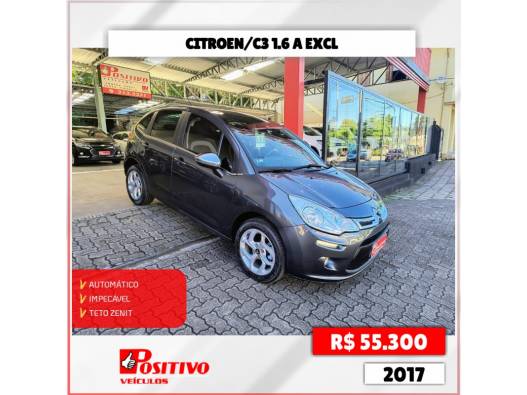 CITROËN - C3 - 2016/2017 - Cinza - R$ 55.300,00