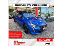 PEUGEOT - 208 - 2022/2023 - Azul - R$ 76.800,00