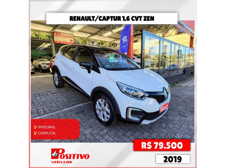 RENAULT - CAPTUR - 2018/2019 - Branca - R$ 79.500,00