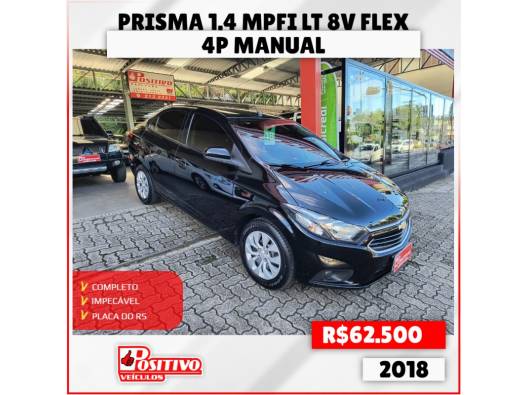 CHEVROLET - PRISMA - 2017/2018 - Preta - R$ 62.500,00